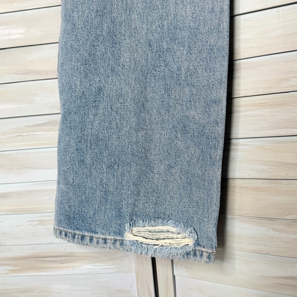 Current/Elliott Jarvis blue jeans in Hartley wash NWT size 30 distressed flare - Picture 8 of 14